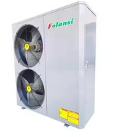 Pompe à chaleur air-eau Folansi EVI, classe d'efficacité A+++, chauffe-eau instantané contrôlé par application WIFI pour usage domestique et commercial