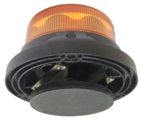 16W A MENÉ LA Balise D'avertissement Lampe avec IP69K imperméable et rempli d'azote profil bas clignotant gyrophare avec aimant