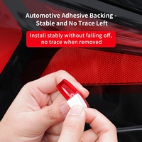 Autocollant transparent anti-collision pour voiture, aileron de requin, rétroviseur, décoration de phare, résistant aux rayures sur la porte