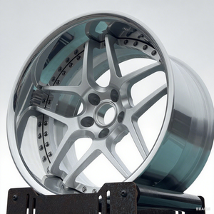Rueda SY-3019 Personalizada de 2 Piezas, Multirradio, de 17-22 Pulgadas, Profunda, ET 20mm, PCD 5x105 para <span class=keywords><strong>GTR</strong></span> <span class=keywords><strong>R32</strong></span>, Nueva para Automóvil de Pasajeros - Product Image 1