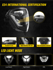 Voor Voor Beta-2020 2021 2022 Enduro Led Koplamp Hi/<span class=keywords><strong>Lo</strong></span> Beam Drl Koplampen Crossmotor Motorfiets Accessoires - Product Image 3