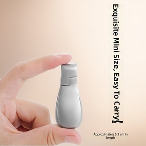 Coupe-ongles en acier inoxydable durable, nouveau design, à mâchoires larges, outil de manucure, lame courbée, portable pour les ongles des doigts et des orteils - Product Image 4