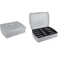 Key Money Box für Unternehmen Kassierer und Petty Cash Metal Cash Box mit Zahlens chloss
