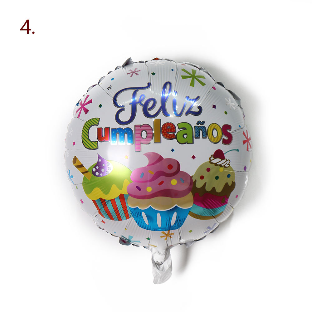 ลูกโป่งฟอยล์ Feliz Cumpleaños 4