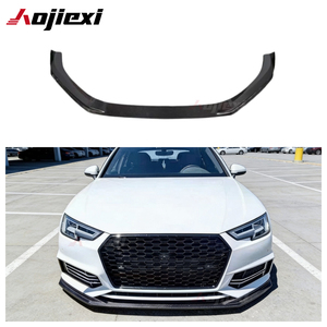 Splitter Paraurti Anteriore in Vera Fibra di Carbonio Stile ECS di Alta Qualità per <span class=keywords><strong>Audi</strong></span> B9 <span class=keywords><strong>A4</strong></span> <span class=keywords><strong>Sline</strong></span> S4 2017-2019 - Product Image 1