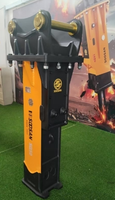 Marteau hydraulique SQ50 le plus vendu avec moteur et burin de 100 mm pour excavatrices de 9 à 16 tonnes, état neuf