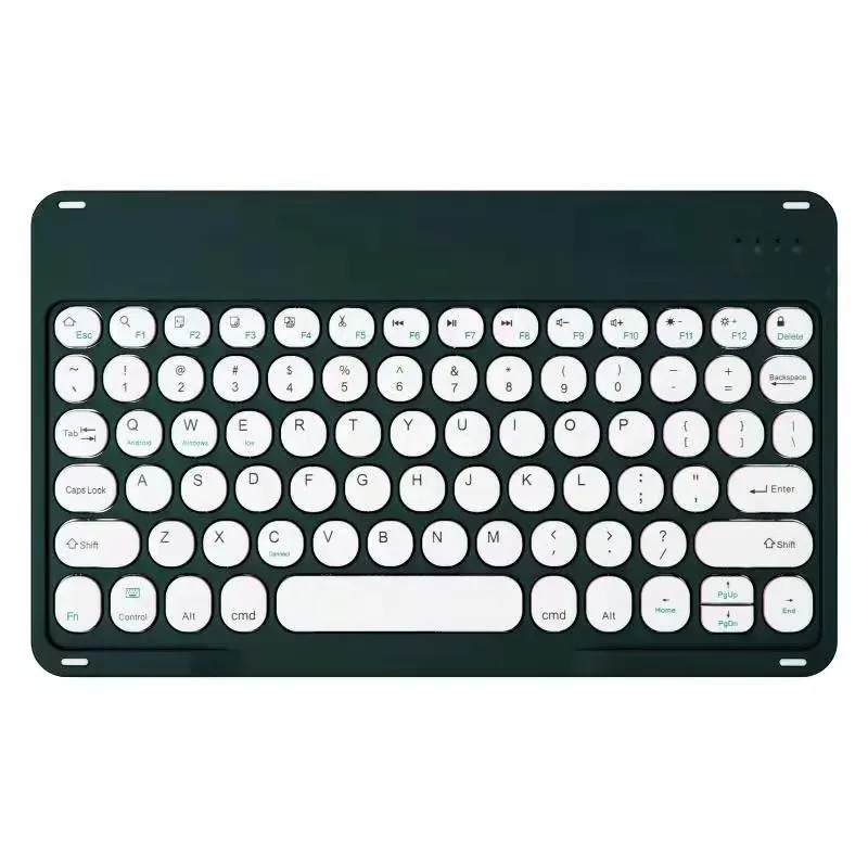 Pour 2024 cadeaux promotionnels de Noël personnalisé 10 pouces mini clavier mignon coloré clavier touches rondes mise en page azerty