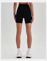 Leggings de sport pour femmes, couleur unie, doux, devant croisé, taille haute, pour le cyclisme, le yoga