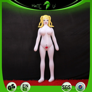<span class=keywords><strong>Muñeca</strong></span> <span class=keywords><strong>Inflable</strong></span> Personalizada de PVC con Diseño de Chica Desnuda de Pelo Rubio, Modelo de Anime <span class=keywords><strong>Inflable</strong></span>, Duradera para Adultos y Fans - Product Image 1