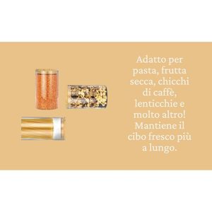Juego de Frascos de Vidrio de Borosilicato con Tapa de Bambú y Madera, Botellas de Almacenamiento Herméticas para Uso Alimentario - Product Image 5