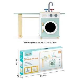 <span class=keywords><strong>Jouet</strong></span> machine à laver <span class=keywords><strong>en</strong></span> <span class=keywords><strong>bois</strong></span> pour enfants, jeu de rôle de lessive, éducatif Montessori, jeu d'imitation de tâches ménagères, évier, planche à repasser, vente <span class=keywords><strong>en</strong></span> gros OEM ODM - Product Image 4