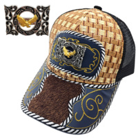 Gorra Snapback Unisex Personalizada con Logo Metálico 3D de Herradura, Impresión Serigráfica en Lona, Jersey, Mezclilla, Malla, Estilo Western Étnico y a la Moda