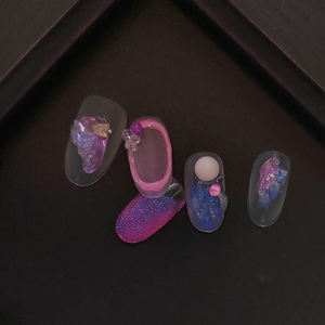 Scultura PVC Nail Soft <span class=keywords><strong>Gel</strong></span> Non appiccicoso 3D Solid Carving <span class=keywords><strong>Gel</strong></span> UV per unghie Soak Off Paste <span class=keywords><strong>Gel</strong></span> morbido di cristallo per unghie fai da te - Product Image 6