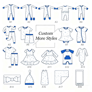 Barboteuses unisexes et drôles <span class=keywords><strong>pour</strong></span> bébés, mignonnes et solides, avec fermeture à boutons, tailles 0-24 mois - Product Image 4