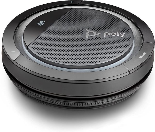 Poly Calisto 5300 wireless Speakerphone (Plantronics) - Personal Portable Speakerphone for Conference Calls - USB-A Bluetooth A