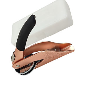 Sceau de gaufrage en plastique personnalisé personnalisé papier d'estampage <span class=keywords><strong>notaire</strong></span> cuir gaufrage sceau de timbre pour usage de bureau - Product Image 4