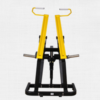 Presse de poitrine chargée de plaque et combo de pulldown Lat double fonctions presse de poitrine assise iso-latérale Machine à tirer vers le bas