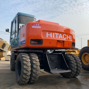 Many Customer Choices 10 Ton <b>Mini</b> Hitachi EX100 Wheeled Excavator Genuine with Engine Gearbox PLC & <b>Motor</b> in Stock - Product Image 5
