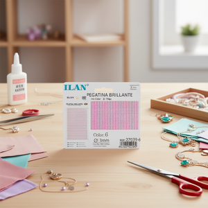 Ilan Adesivi Brillanti 3mm Colore 6 750pz Strass - Product Image 3