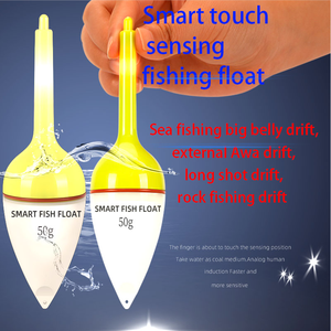 อัตโนมัติเหนี่ยวนําอิเล็กทรอนิกส์ดริฟท์ปลาคาร์พสีเงินท้องใหญ่ดริฟท์หนากัดตะขอส่องสว่างตกปลาทะเลลอย - Product Image 3