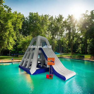 Parque Acuático inflable carrera de obstáculos torre de acción inflable torre de escalada tobogán acuático inflable para lago o mar - Product Image 2