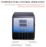 Machine de transfert thermique par estampage à chaud pour étiquettes de vêtements DIY, petite et rapide, RC-HP112