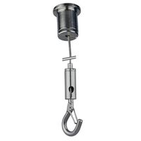 Fournisseur direct d'usine, kit de suspension de câble en acier pour plafond, système de suspension de câble avec clips de fixation