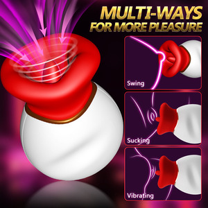 Suck Rose Vibromasseur Femelle G <span class=keywords><strong>Thorpe</strong></span> Rose jouet avec 9 mamelon vibrant stimulateur de clitoris sex toy roses - Product Image 2