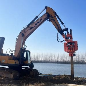 KS85 impugnatura laterale Vibro martello idraulico tubo martello martello impugnatura laterale palo idraulico vibratorio martello pilastino Driver - Product Image 6