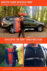 Maleta de Lona Impermeable de Gran Capacidad para Viaje de Fin de Semana, Camping, Navegación, Motociclismo y Caza - Product Image 5