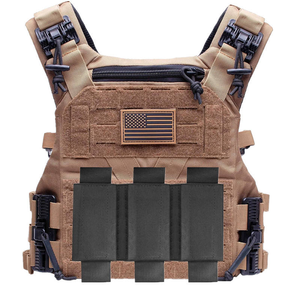 Porte-chargeurs triple en nylon, accessoire pour gilet tactique, rangement suspendu, fonction de sécurité, étuis en cuir pour le terrain CS - Product Image 5