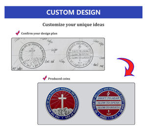 Moneta Commemorativa Placcata <span class=keywords><strong>Oro</strong></span> del Corpo dei Marines Americani 'America Screaming Eagles', Regalo da Collezione per Veterani USA - Product Image 5