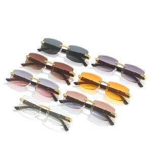 Brand New Rimless Luxury Women Sun Glasses Fashion Designer Multi-colored Travel Luxury Glasses - Product Image 3