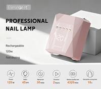 Lampe à ongles UV LED puissante avec capteur intelligent et écran LCD pour séchage professionnel des gels à domicile ou en salon