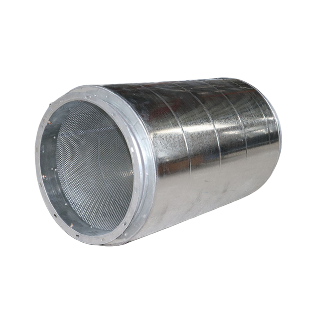 Hvac Ventilation air Duct System Used for Reduce Noise air Sound Attenuator Rectangle Round air Duct Muffler Silencer