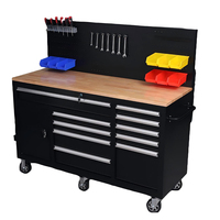 Chariot d'atelier mobile en métal OEM à 11 tiroirs, armoire à outils, poste de travail, coffre de rangement pour outils de réparation automobile, chariot à outils de garage