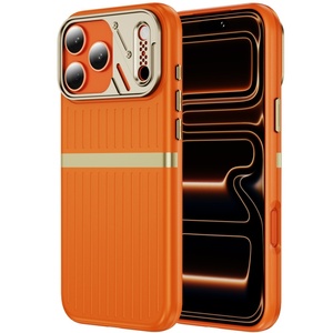 เคสโทรศัพท์มือถือลายกระเป๋าเดินทางแบบด้านใหม่ พร้อมแม่เหล็ก สำหรับ iPhone 18 15 16 17 Pro Max พร้อมกรอบโลหะป้องกันกล้อง กันกระแทก - Product Image 1