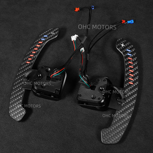 Palette Cambio al Volante Magnetiche in Fibra di Carbonio con LED per <span class=keywords><strong>Audi</strong></span> <span class=keywords><strong>A1</strong></span> A2 A3 A4 A5 A8 Q2 Q3 Q4 Q5 Q7 Q8 S1 S3 S4 S5 SQ5 SQ7 SQ8 RS1 RS2 RS3 RS5 - Product Image 3