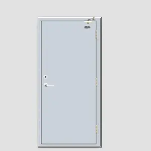 Interior Security Steel Door China Supplier Fire Rated Safety Door Hotel Room Door