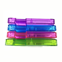 Coque de remplacement de carte de jeu de convertisseur 60pin à 72pin pour coque transparente de carte de jeu NES