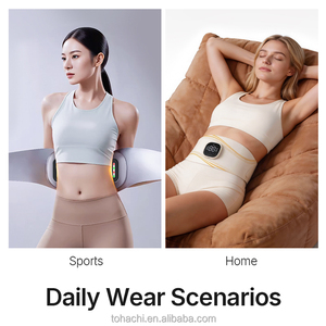 EMS TENS <b>Red</b> Light Green Light Waist Massager <b>Belt</b> Heating EVS Massage <b>Belt</b> Cordless Wireless Massage <b>Belt</b> - Product Image 6