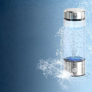 420ml 휴대용 충전식 에코 알칼리성 물 이온화 기계 유리 물병 풍부한 수소 발생기 수소 물병 - Product Image 3