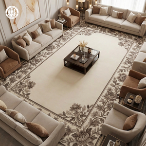 Alfombra Moderna <span class=keywords><strong>de</strong></span> Lujo Grande Personalizada OEM, Lana/Seda <span class=keywords><strong>de</strong></span> Nueva Zelanda, Resistente al Fuego, Ecológica, <span class=keywords><strong>Centro</strong></span> <span class=keywords><strong>de</strong></span> Sala <span class=keywords><strong>de</strong></span> Estar - Product Image 1