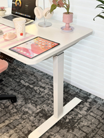 Escritorio de Computadora Ergonómico Moderno con Altura Ajustable Eléctricamente, Panel de Madera, para Oficina, Edificio, Hospital, Uso Comercial Directo