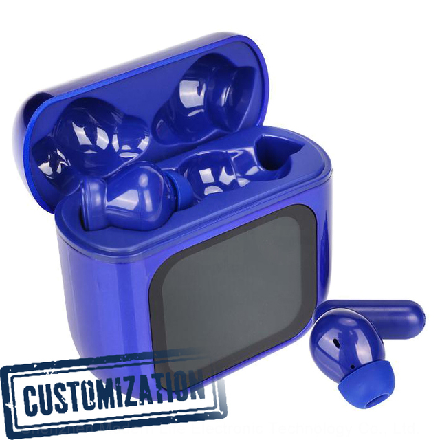 SE-60 LED Full-Color Touch Screen Earphones ANC+ENC Intelligent Noise Reduction Earbuds with Find Earphone Function