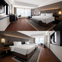 Modernes Hotel-Schlafzimmer FF&E-Set Komplette Gästezimmer-Einrichtung für Boutique-Hotels, Serviced Apartments und Gastgewerbe-Projekte