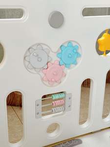 20 + 2 फोल्डेबल पांडा बेबी प्लेकनः वर्ग, एल-आकार, या सर्कल प्यारे से चुनें, सुरक्षित, और किसी भी स्थान, फैशन के लिए सही - Product Image 6