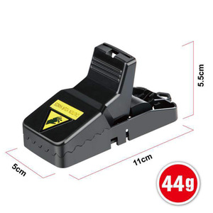 Piège à souris à pression en plastique ABS écologique, marque MT, 45g, 1000 pièces MOQ, destructeur de souris durable, boîte en carton noir, design standard, personnalisable - Product Image 3
