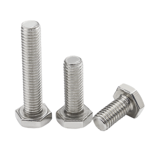 Stainless Steel Hex Head <strong>Bolts</strong> CLASS 4 Grade UNC Thread with <strong>Plain</strong> Finish and Nut - Product Image 3