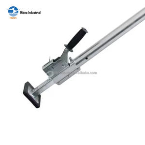 Barre de support carrée en acier avec pied de fixation à boulon soudé 1,5''x1,5'', longueur réglable, système de sécurisation de charge permanent FMCSA - Product Image 4
